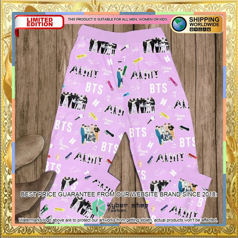 Danm Right BTS Army Till I Die Pajamas Set 6 Danm Right BTS Army Till I Die Pajamas Set word1