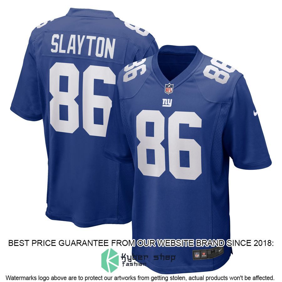 Darius Slayton New York Giants Royal Football Jersey word2