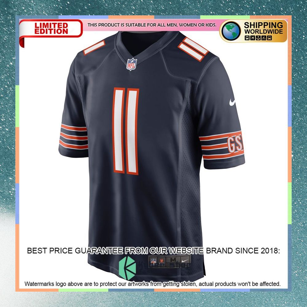 Darnell Mooney Chicago Bears Navy Football Jersey 6 Darnell Mooney Chicago Bears Navy Football Jersey word2