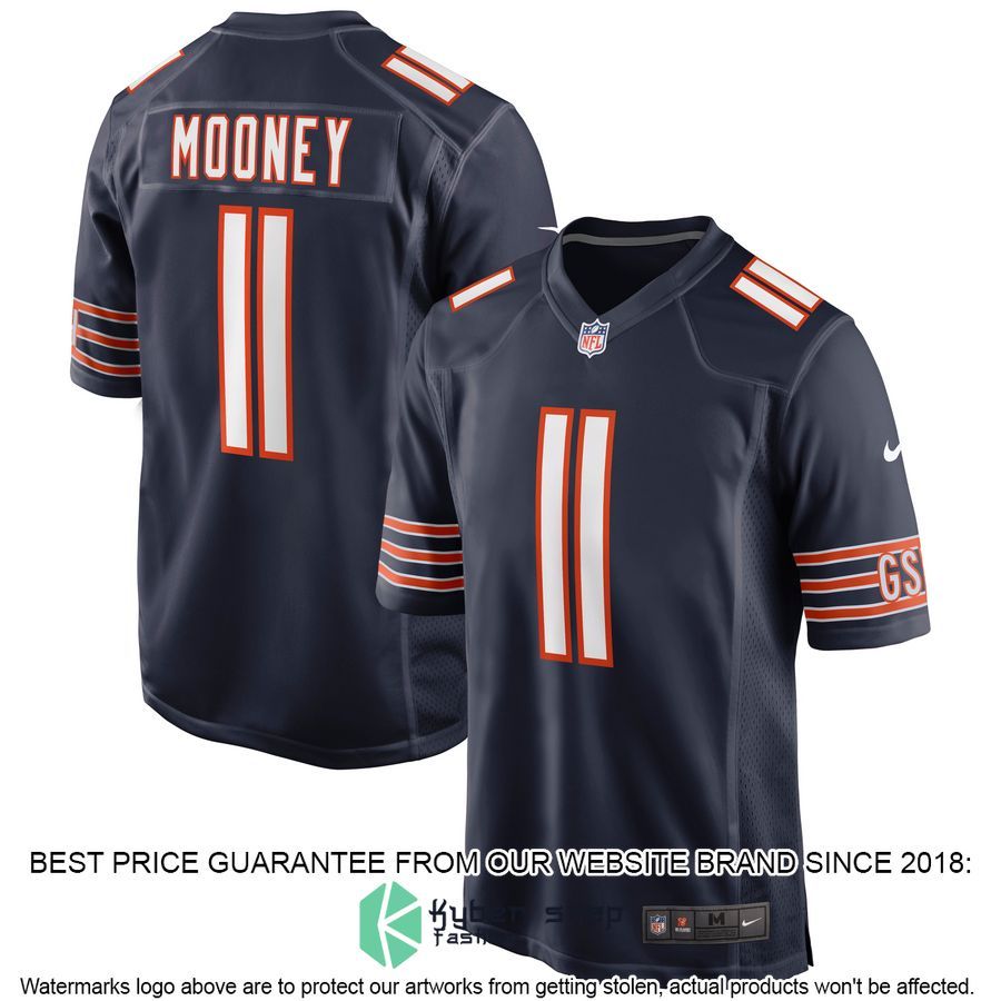 Darnell Mooney Chicago Bears Navy Football Jersey 4 Darnell Mooney Chicago Bears Navy Football Jersey word2