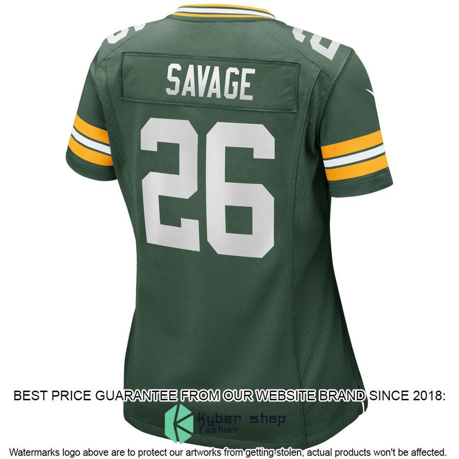 Darnell Savage Green Bay Packers Women's Green Football Jersey 3 Darnell Savage Green Bay Packers Women's Green Football Jersey word2