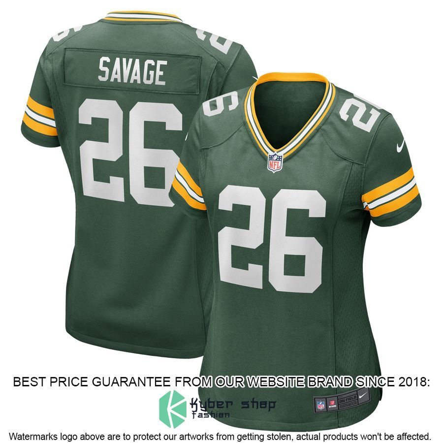 Darnell Savage Green Bay Packers Women's Green Football Jersey 4 Darnell Savage Green Bay Packers Women's Green Football Jersey word2