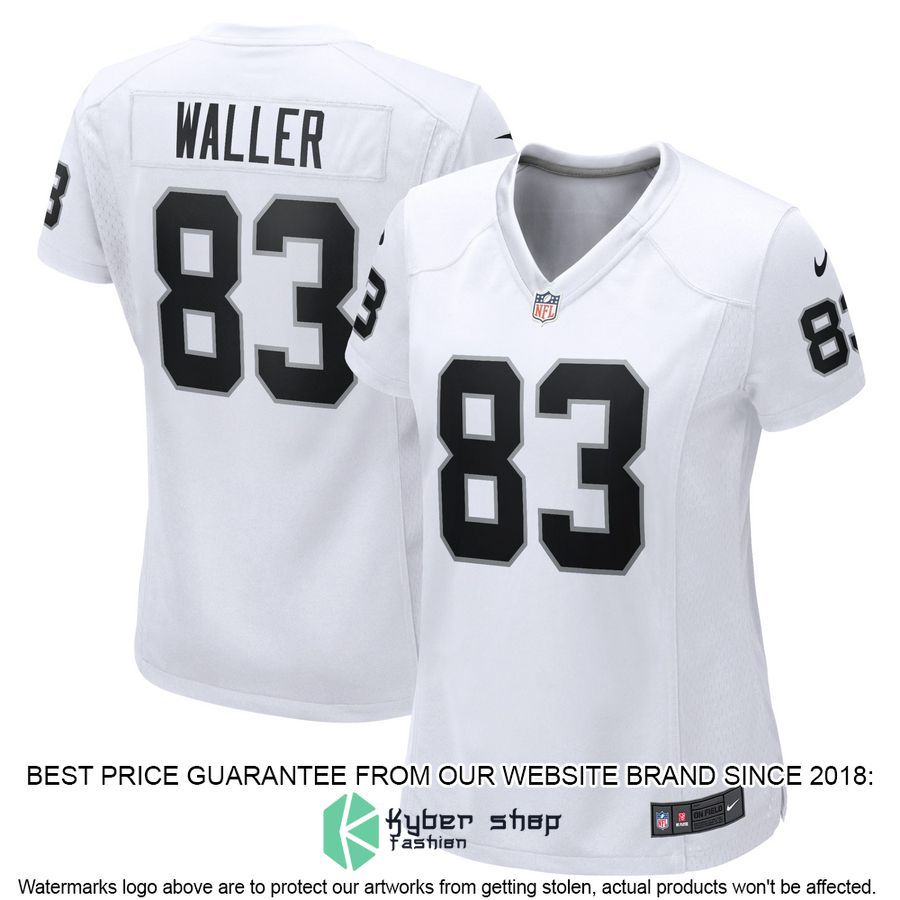 Darren Waller Las Vegas Raiders Women's White Football Jersey 4 Darren Waller Las Vegas Raiders Women's White Football Jersey word2