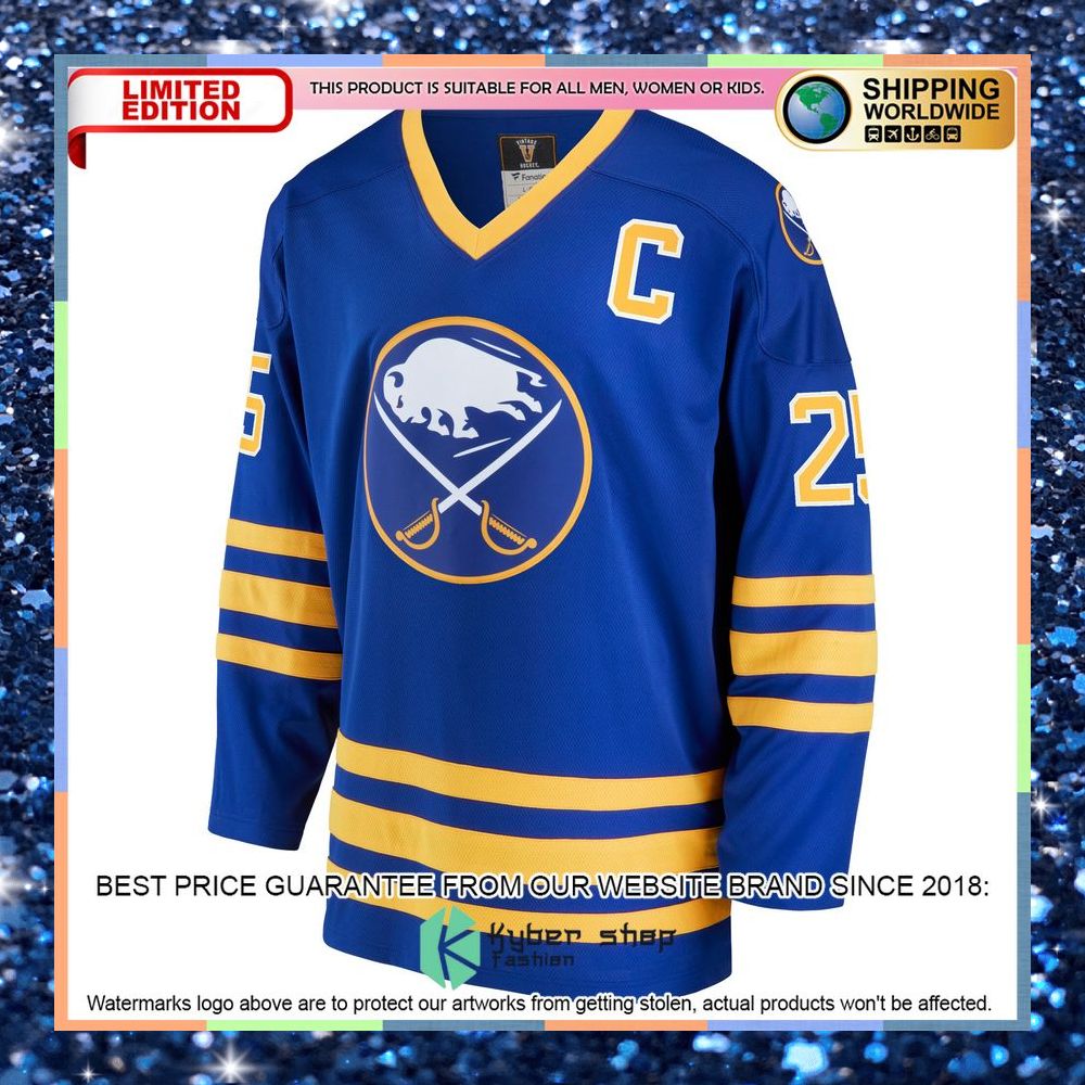 Dave Andreychuk Buffalo Sabres Breakaway Retired Royal Hockey Jersey 6 Dave Andreychuk Buffalo Sabres Breakaway Retired Royal Hockey Jersey word1