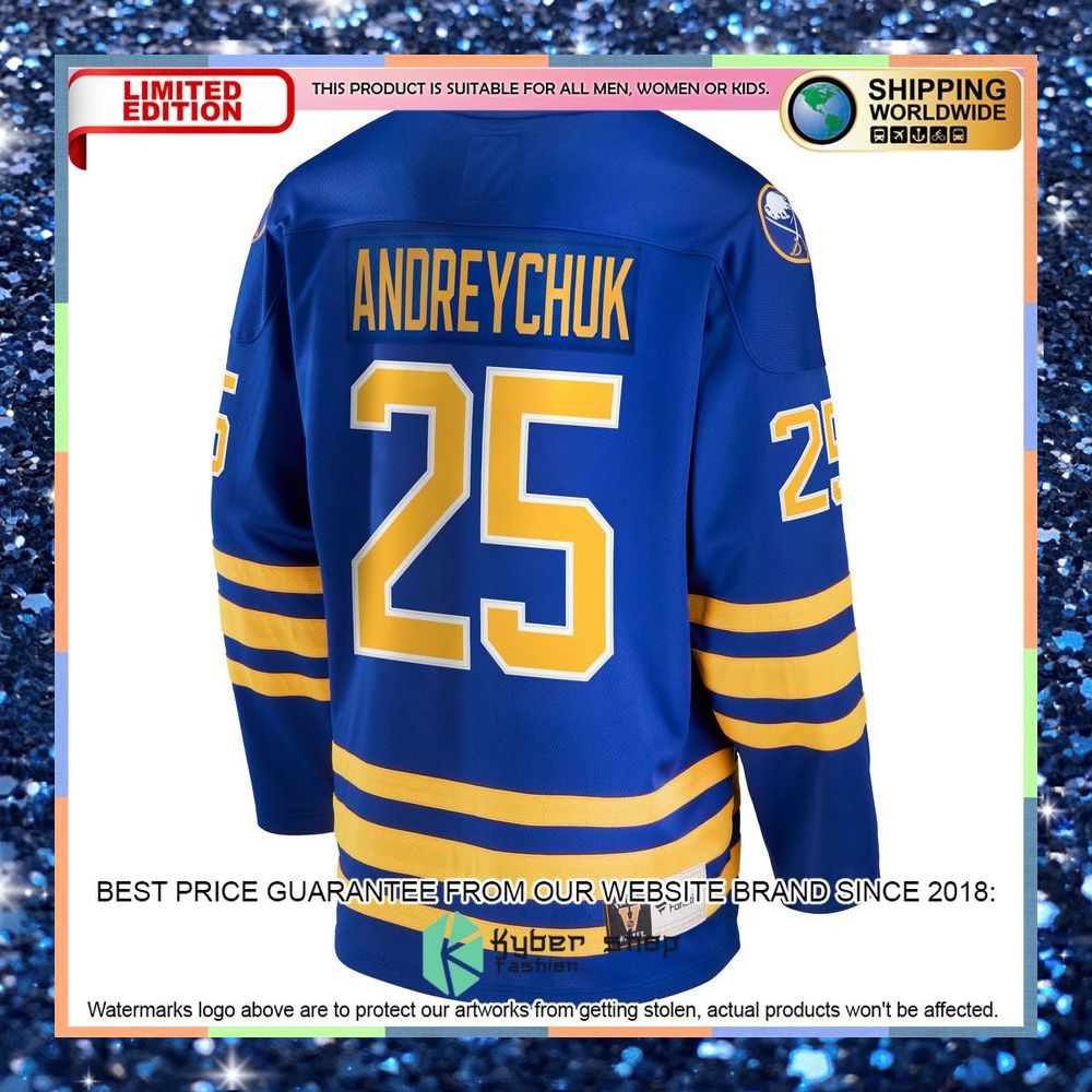 Dave Andreychuk Buffalo Sabres Breakaway Retired Royal Hockey Jersey 7 Dave Andreychuk Buffalo Sabres Breakaway Retired Royal Hockey Jersey word1