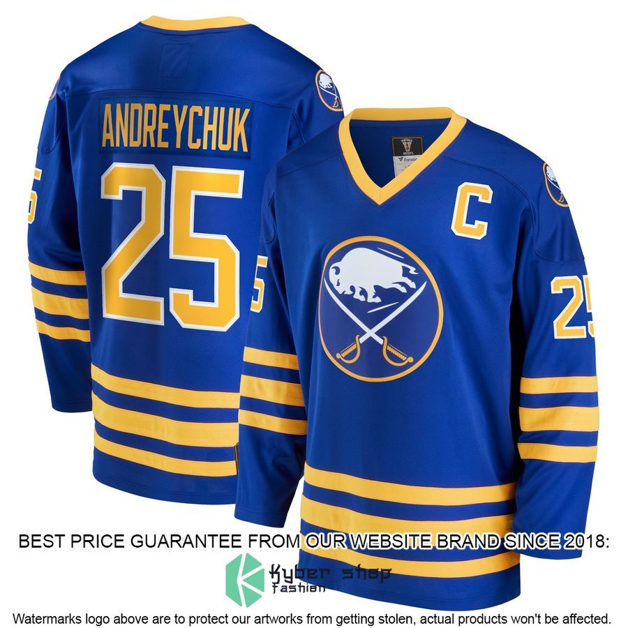 Dave Andreychuk Buffalo Sabres Breakaway Retired Royal Hockey Jersey 4 Dave Andreychuk Buffalo Sabres Breakaway Retired Royal Hockey Jersey word1