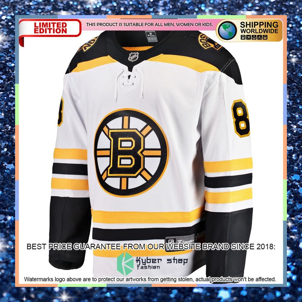 David Pastrnak Boston Bruins Away Premier White Hockey Jersey 7 David Pastrnak Boston Bruins Away Premier White Hockey Jersey word3