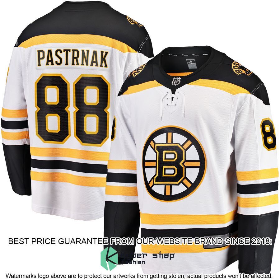 David Pastrnak Boston Bruins Away Premier White Hockey Jersey 4 David Pastrnak Boston Bruins Away Premier White Hockey Jersey word3