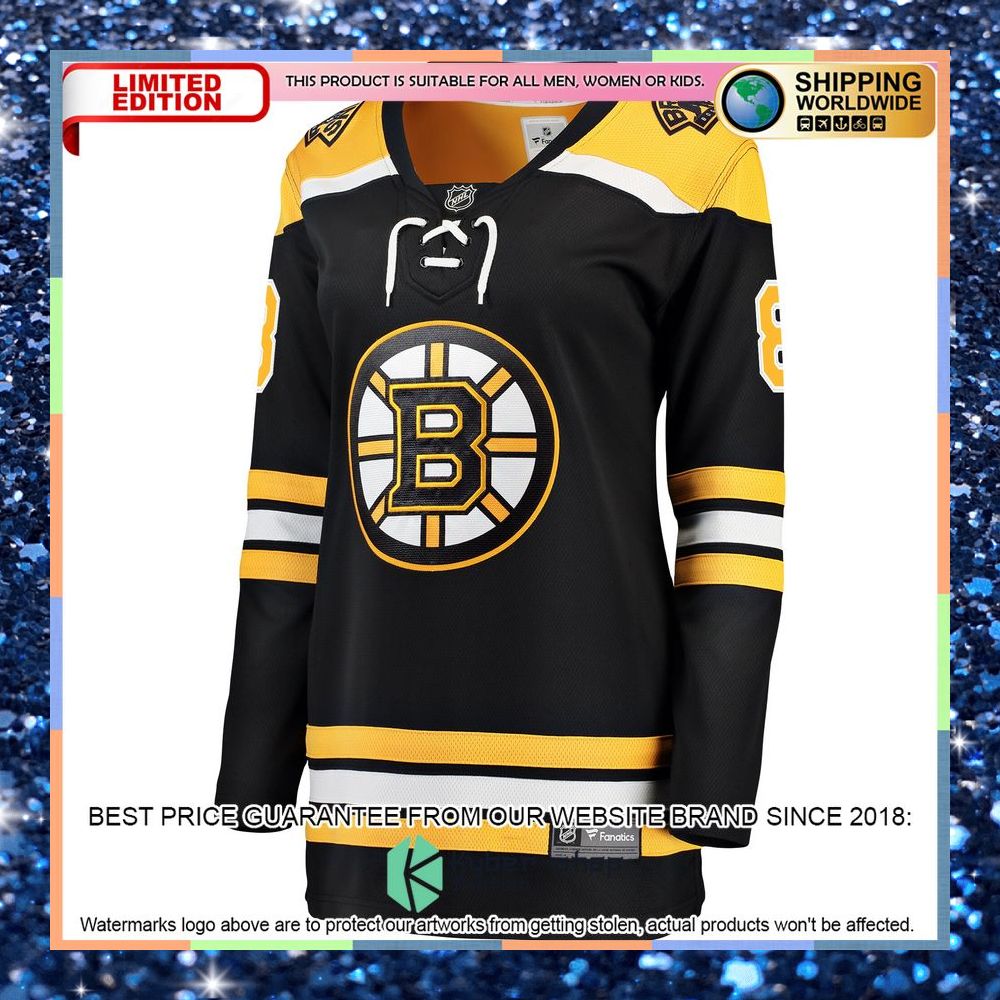 David Pastrnak Boston Bruins Women's Home Premier Black Hockey Jersey 6 David Pastrnak Boston Bruins Women's Home Premier Black Hockey Jersey word2
