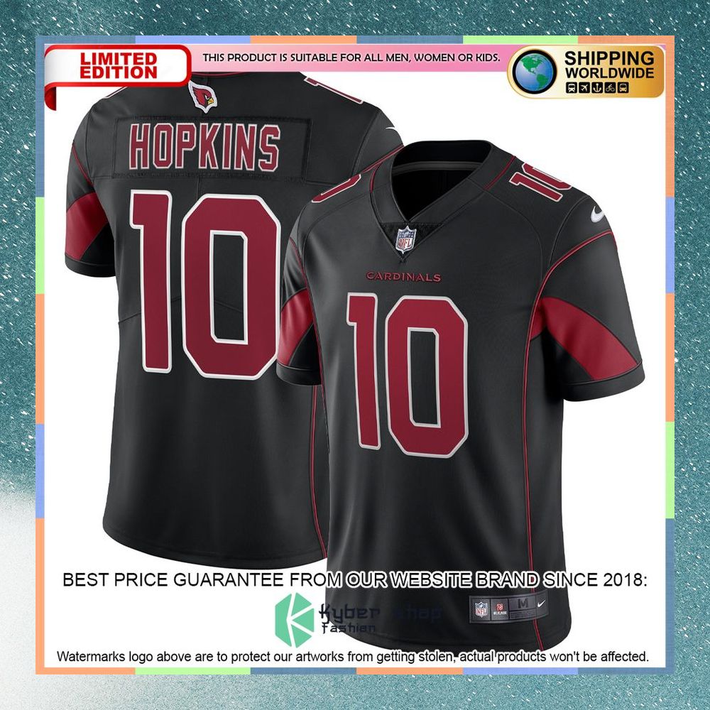 DeAndre Hopkins Arizona Cardinals Alternate Vapor Black Football Jersey 5 DeAndre Hopkins Arizona Cardinals Alternate Vapor Black Football Jersey word3