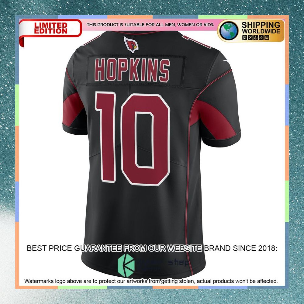 DeAndre Hopkins Arizona Cardinals Alternate Vapor Black Football Jersey 7 DeAndre Hopkins Arizona Cardinals Alternate Vapor Black Football Jersey word3