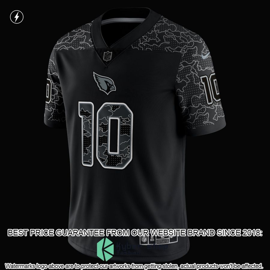 DeAndre Hopkins Arizona Cardinals RFLCTV Black Football Jersey 4 DeAndre Hopkins Arizona Cardinals RFLCTV Black Football Jersey word1