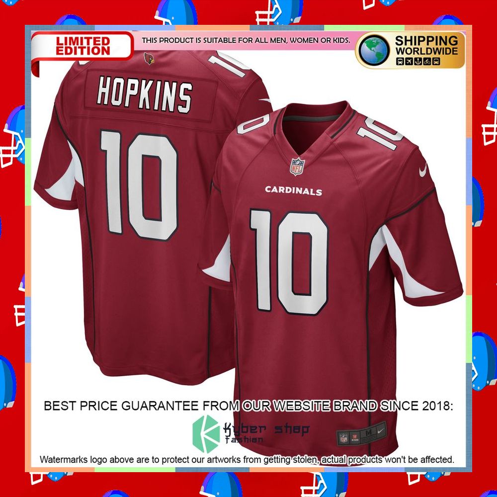 DeAndre Hopkins Arizona Cardinals White Football Jersey 12 DeAndre Hopkins Arizona Cardinals White Football Jersey word3