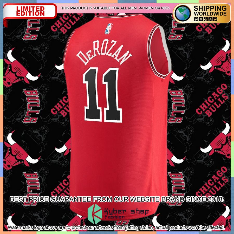 DeMar DeRozan Chicago Bulls 2021-22 Road Red Basketball Jersey 6 DeMar DeRozan Chicago Bulls 2021-22 Road Red Basketball Jersey word2
