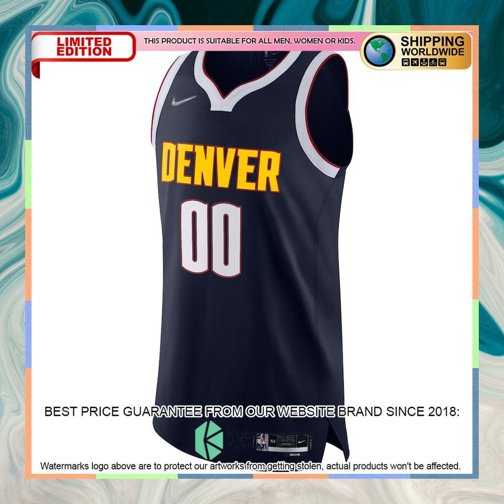 Denver Nuggets Nike 2021-22 Diamond Custom Navy Basketball Jersey 5 Denver Nuggets Nike 2021-22 Diamond Custom Navy Basketball Jersey word2