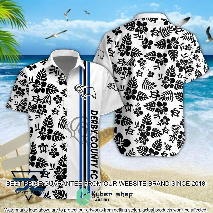 Derby County Logo Hawaiian Shirt, Shorts