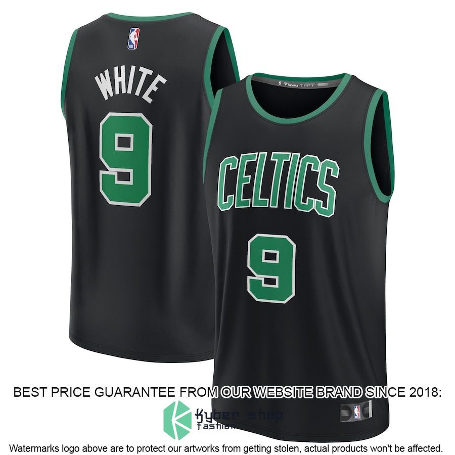 Derrick White Boston Celtics 2022-23 Black Basketball Jersey