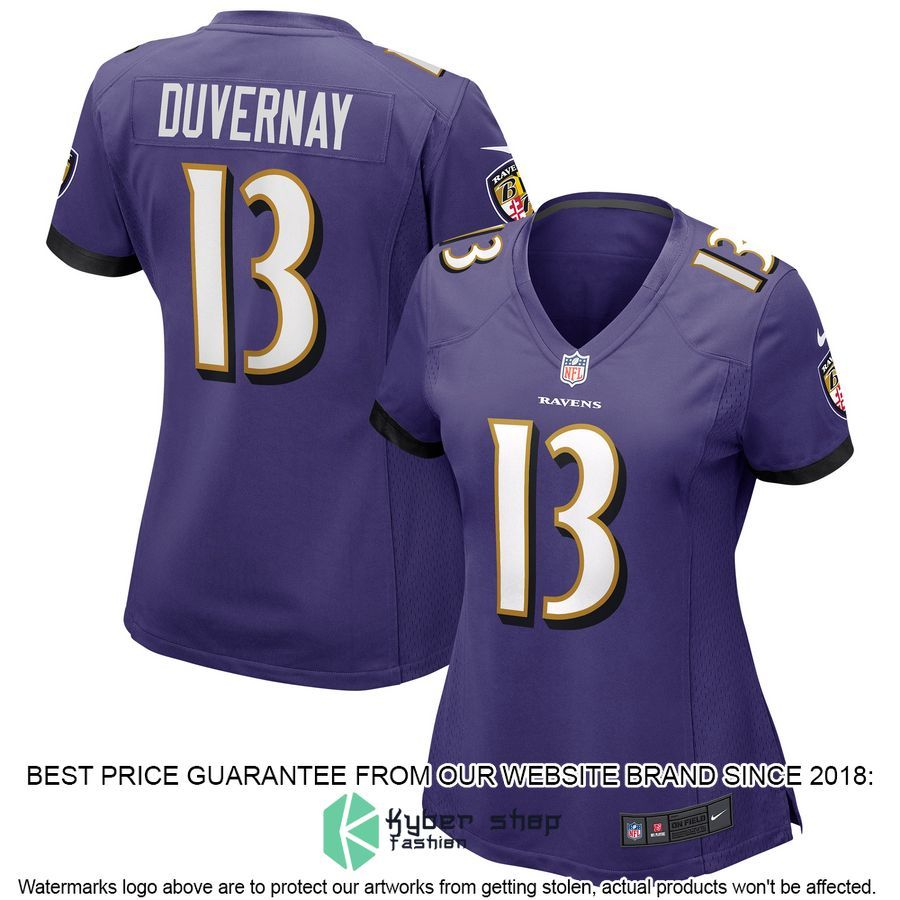 Devin Duvernay Baltimore Ravens Women's Purple Football Jersey