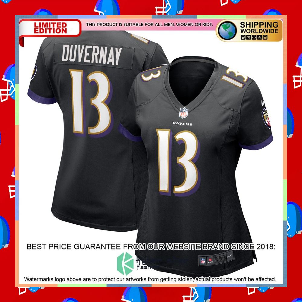 Devin Duvernay Baltimore Ravens Women's Purple Football Jersey 10 Devin Duvernay Baltimore Ravens Women's Purple Football Jersey word3