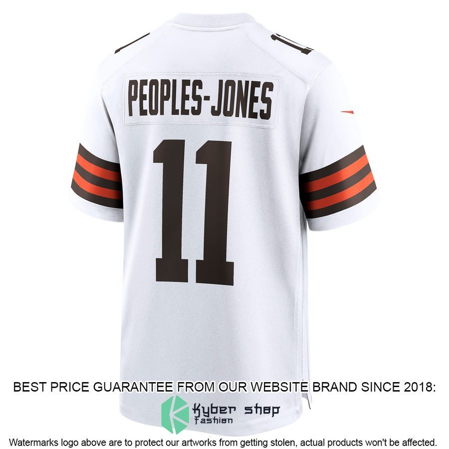 Donovan PeoplesJones Cleveland Browns White Football Jersey 3 Donovan PeoplesJones Cleveland Browns White Football Jersey word1
