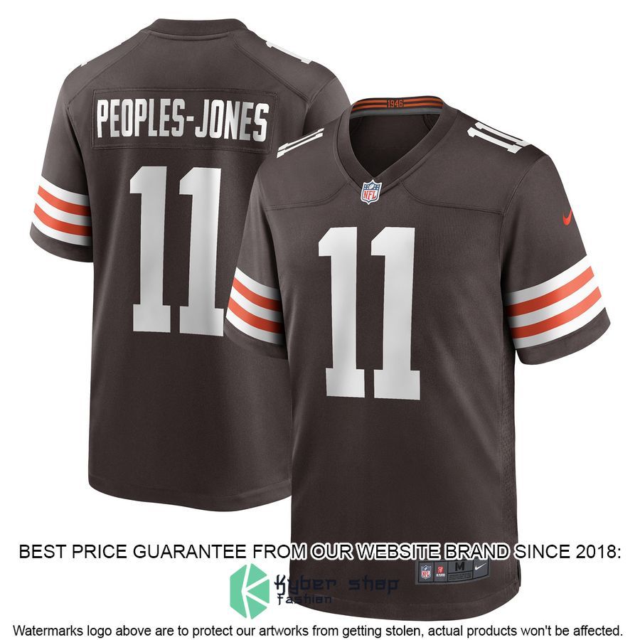 Donovan PeoplesJones Cleveland Browns White Football Jersey 5 Donovan PeoplesJones Cleveland Browns White Football Jersey word1