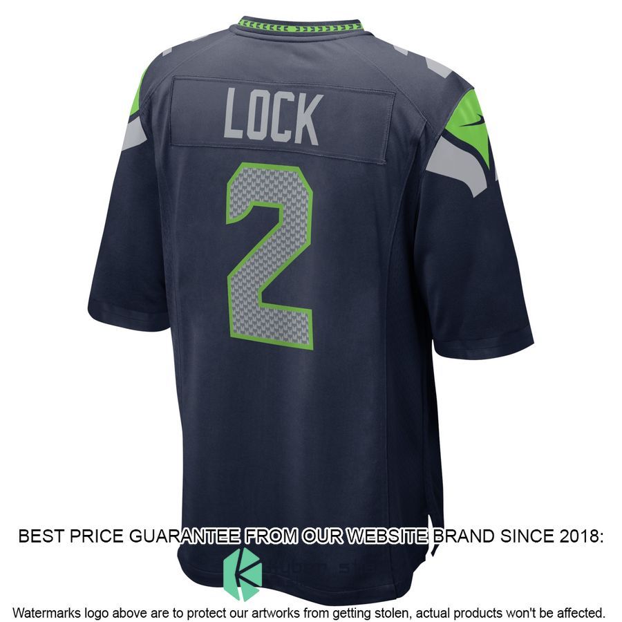Drew Lock Seattle Seahawks College Navy Football Jersey 3 Drew Lock Seattle Seahawks College Navy Football Jersey word3