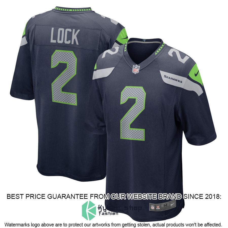 Drew Lock Seattle Seahawks College Navy Football Jersey 4 Drew Lock Seattle Seahawks College Navy Football Jersey word3