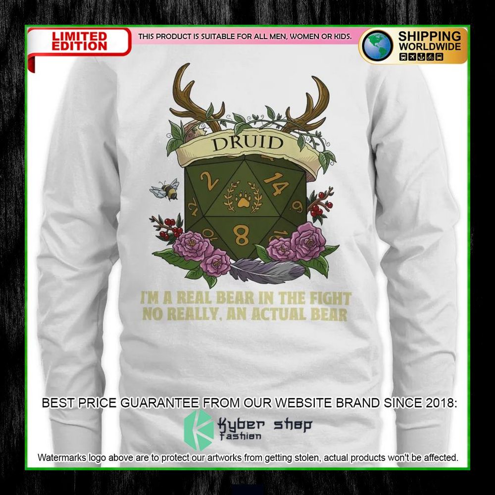 Dungeons and Dragons Druid I'm A Real Bear In The Fight No Really Hoodie, Shirt 20 Dungeons and Dragons Druid I'm A Real Bear In The Fight No Really Hoodie, Shirt word1