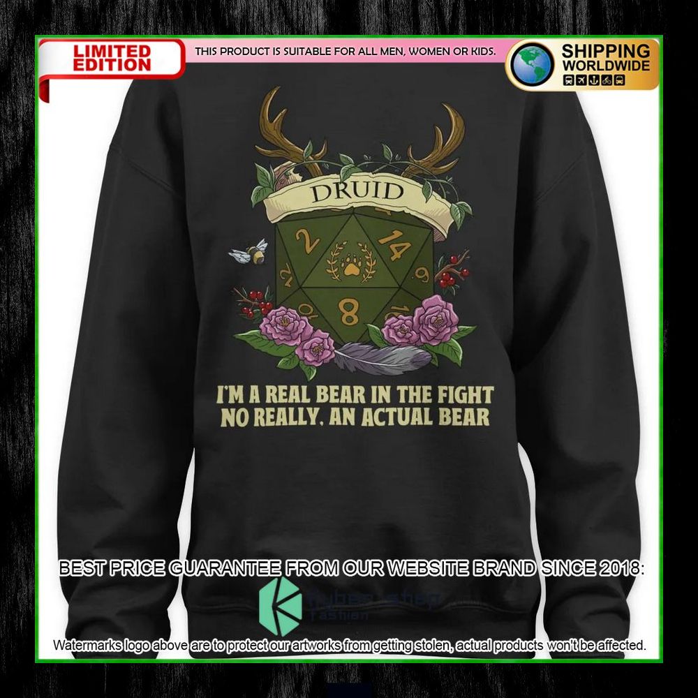 Dungeons and Dragons Druid I'm A Real Bear In The Fight No Really Hoodie, Shirt 12 Dungeons and Dragons Druid I'm A Real Bear In The Fight No Really Hoodie, Shirt word1