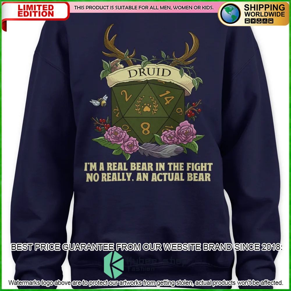 Dungeons and Dragons Druid I'm A Real Bear In The Fight No Really Hoodie, Shirt 6 Dungeons and Dragons Druid I'm A Real Bear In The Fight No Really Hoodie, Shirt word1
