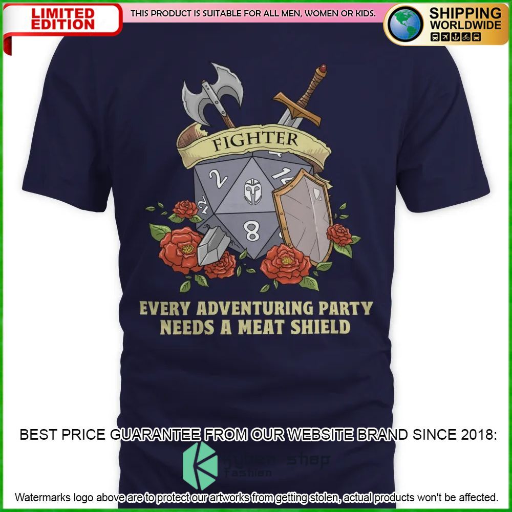 Dungeons and Dragons Fighter Every Adventuring Party Needs A Meat Shield Hoodie, Shirt 3 Dungeons and Dragons Fighter Every Adventuring Party Needs A Meat Shield Hoodie, Shirt word1