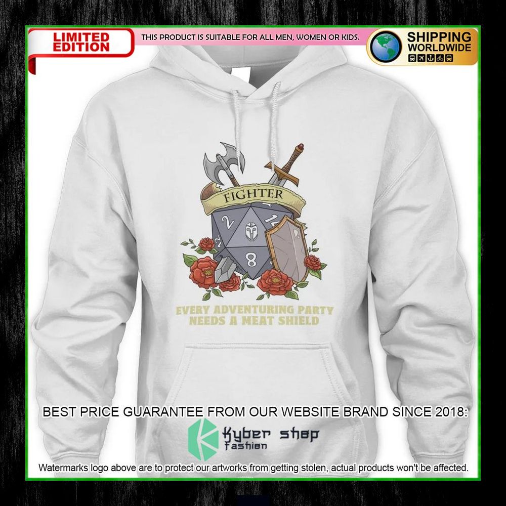 Dungeons and Dragons Fighter Every Adventuring Party Needs A Meat Shield Hoodie, Shirt 16 Dungeons and Dragons Fighter Every Adventuring Party Needs A Meat Shield Hoodie, Shirt word1
