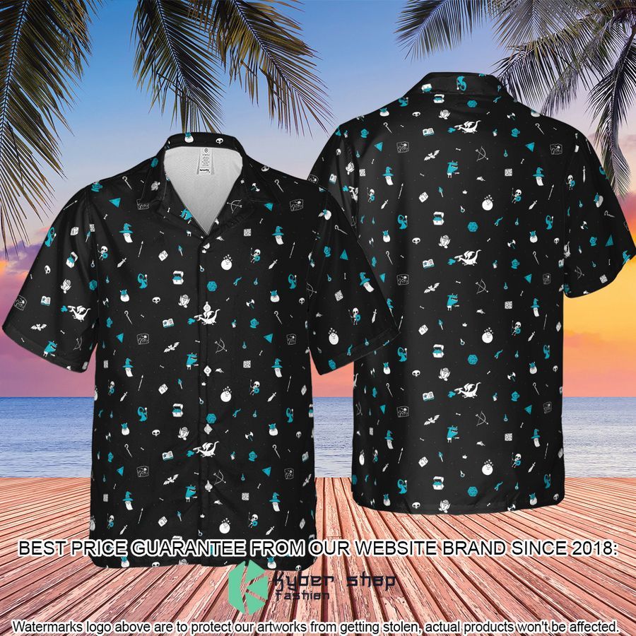 Dungeons and Dragons Pattern Hawaiian Shirt 4 Dungeons and Dragons Pattern Hawaiian Shirt word2