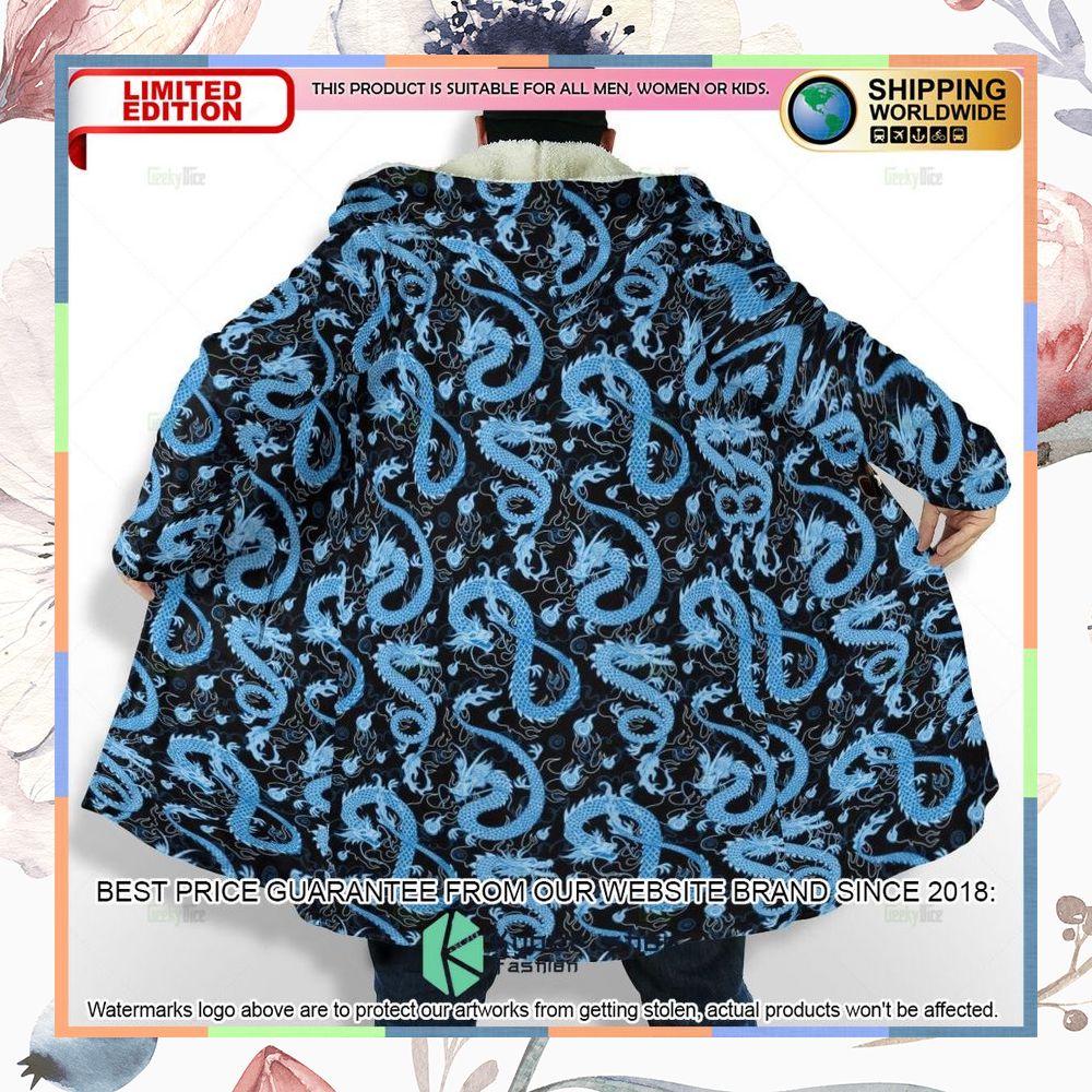 Dungeons & Dragons Blue Dragon Hooded Cloak 6 Dungeons & Dragons Blue Dragon Hooded Cloak word3