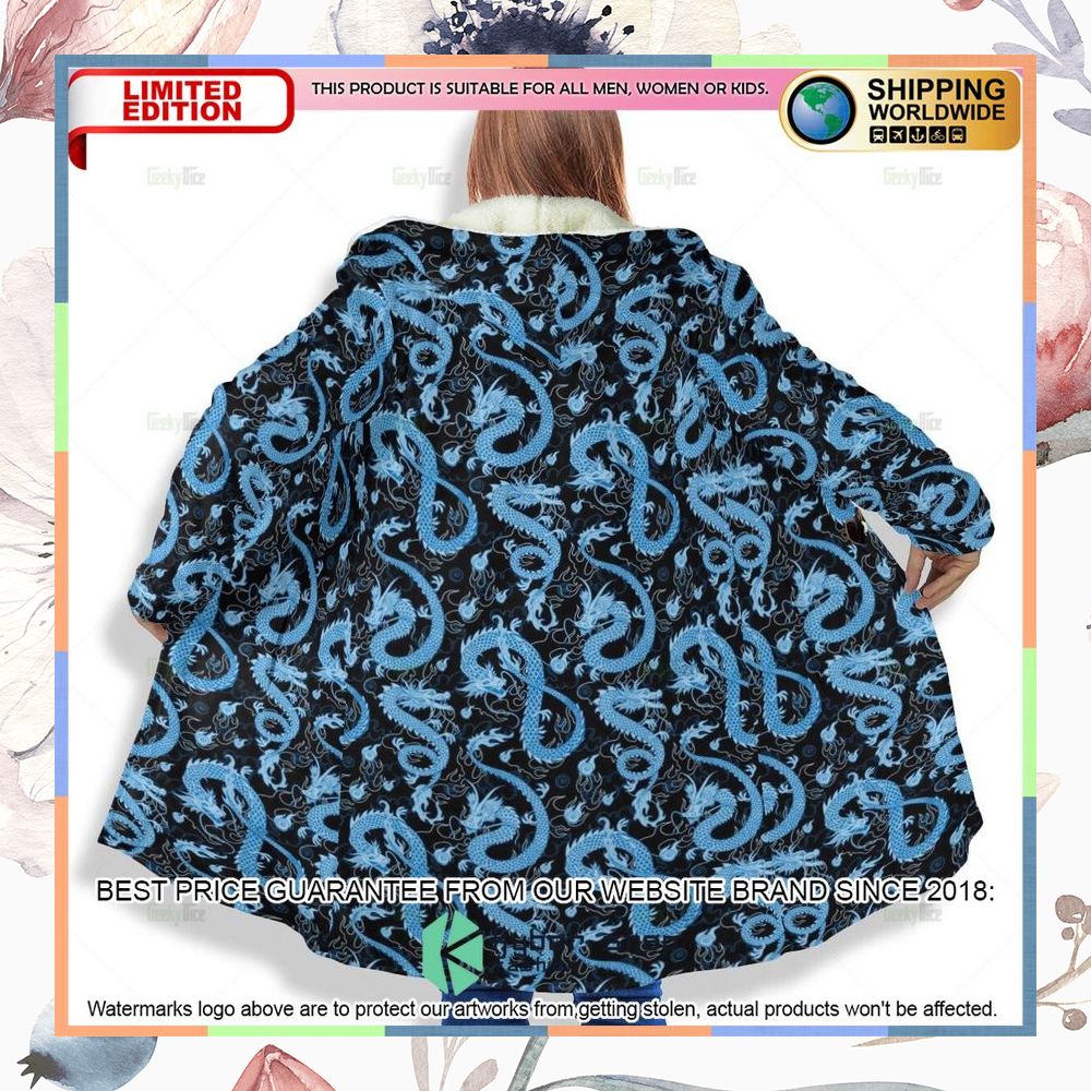 Dungeons & Dragons Blue Dragon Hooded Cloak 7 Dungeons & Dragons Blue Dragon Hooded Cloak word3