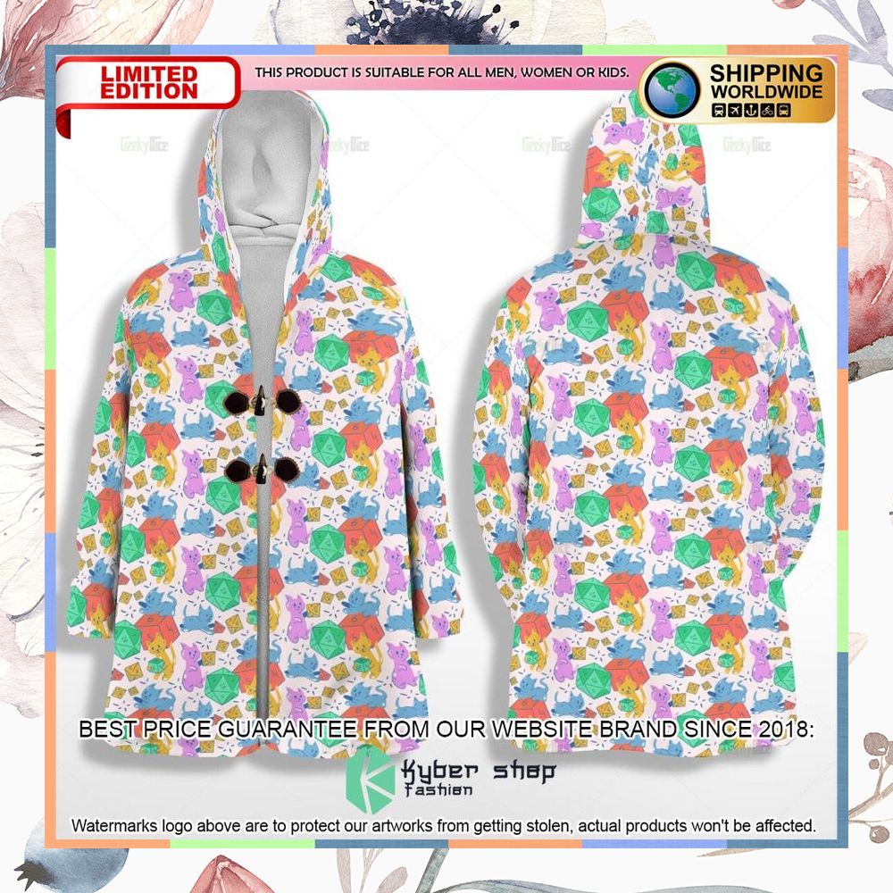 Dungeons & Dragons Cat Rolling Dice Hooded Cloak 5 Dungeons & Dragons Cat Rolling Dice Hooded Cloak word3