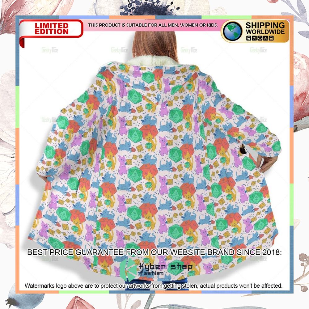 Dungeons & Dragons Cat Rolling Dice Hooded Cloak 7 Dungeons & Dragons Cat Rolling Dice Hooded Cloak word3