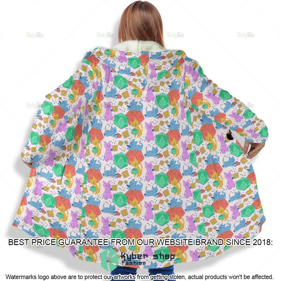 Dungeons & Dragons Cat Rolling Dice Hooded Cloak 3 Dungeons & Dragons Cat Rolling Dice Hooded Cloak word3