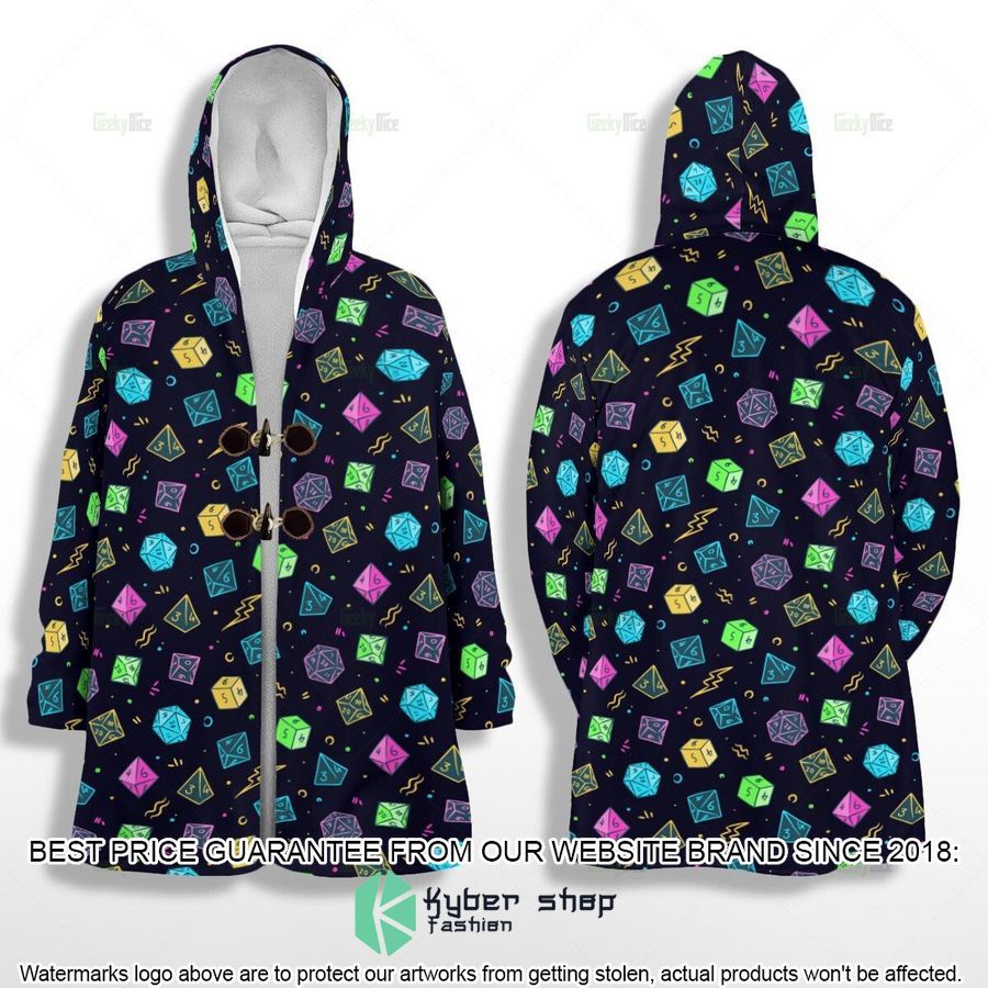 Dungeons & Dragons Dice Hooded Cloak