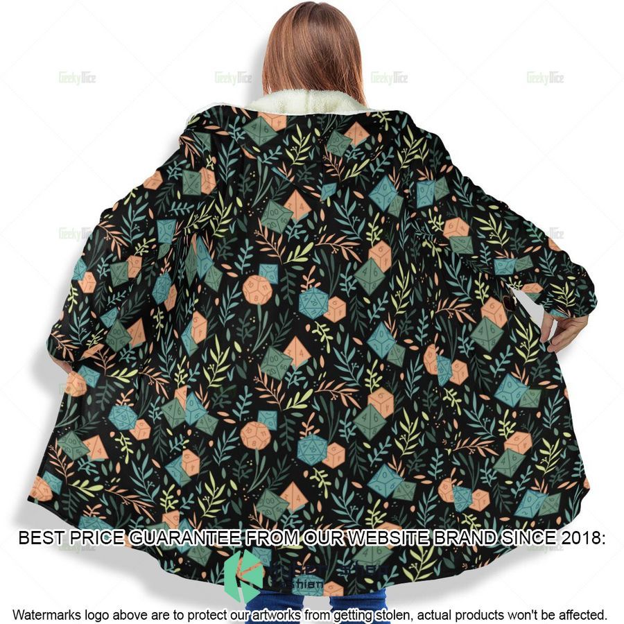 Dungeons & Dragons Dice Plants black Hooded Cloak 3 Dungeons & Dragons Dice Plants black Hooded Cloak word1