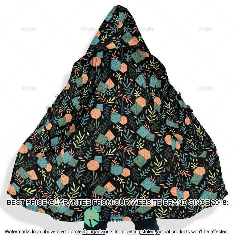 Dungeons & Dragons Dice Plants black Hooded Cloak 4 Dungeons & Dragons Dice Plants black Hooded Cloak word1