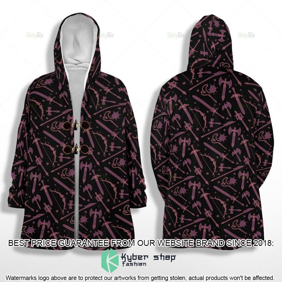Dungeons & Dragons Medieval Weapons Hooded Cloak