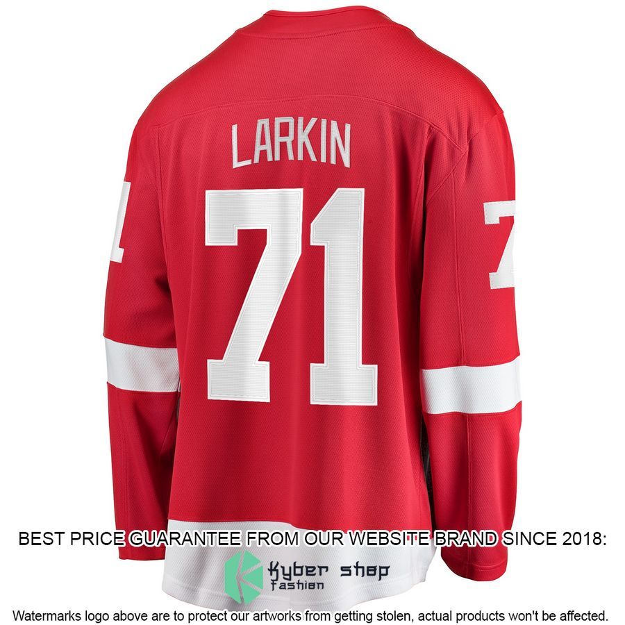Dylan Larkin Detroit Red Wings Home Captain Premier Red Hockey Jersey 3 Dylan Larkin Detroit Red Wings Home Captain Premier Red Hockey Jersey word1