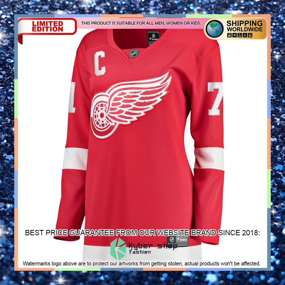 Dylan Larkin Detroit Red Wings Women's Home Red Hockey Jersey 6 Dylan Larkin Detroit Red Wings Women's Home Red Hockey Jersey word3