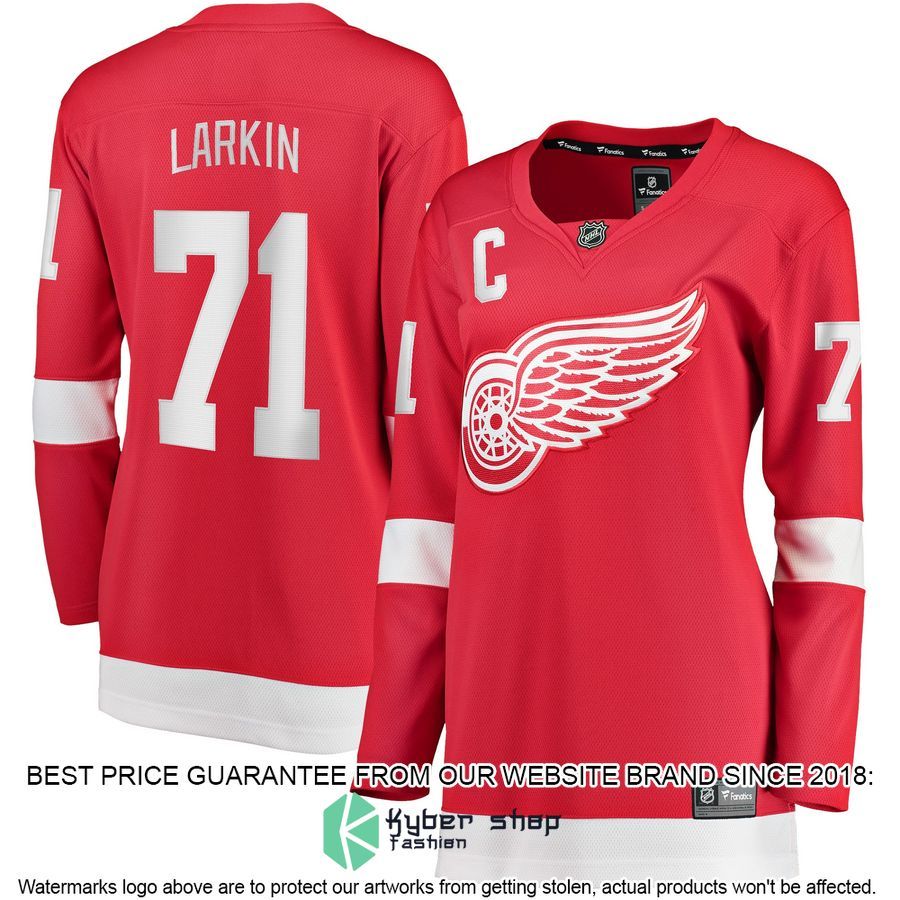 Dylan Larkin Detroit Red Wings Women's Home Red Hockey Jersey 4 Dylan Larkin Detroit Red Wings Women's Home Red Hockey Jersey word3