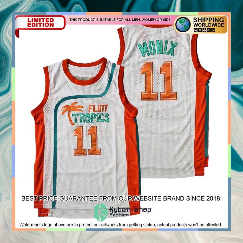Ed Monix Flint Tropics Semi-Pro Movie Basketball Jersey 4 Ed Monix Flint Tropics Semi-Pro Movie Basketball Jersey word3