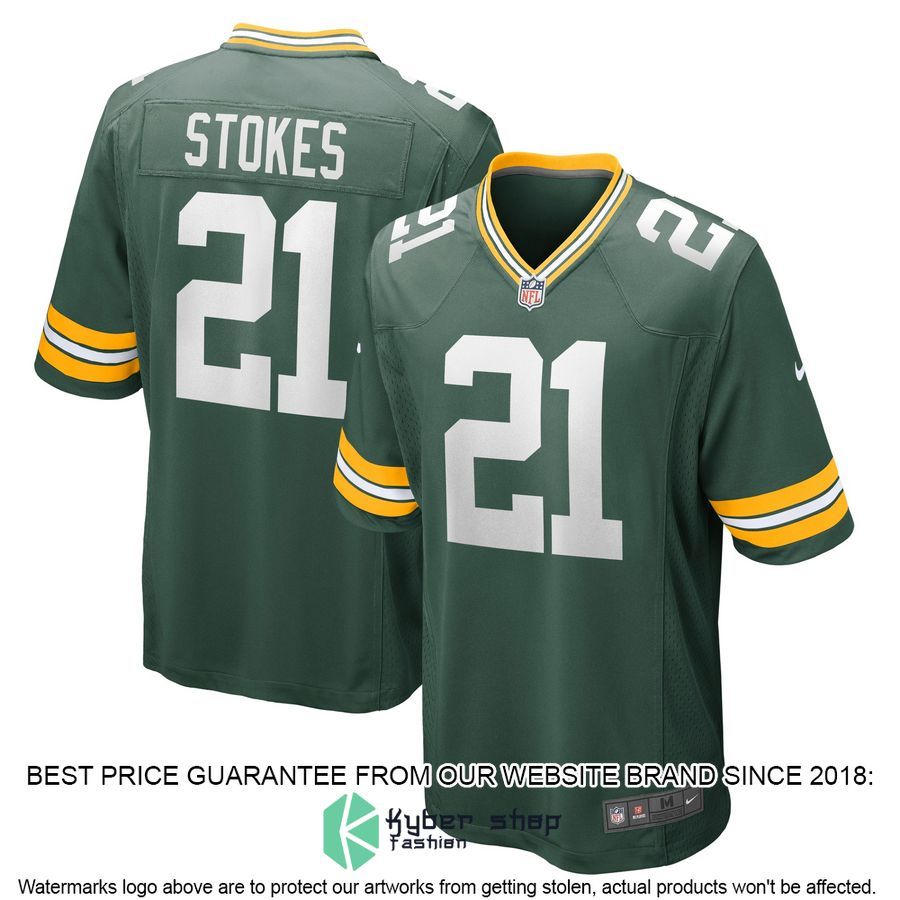 Eric Stokes Green Bay Packers Green Football Jersey
