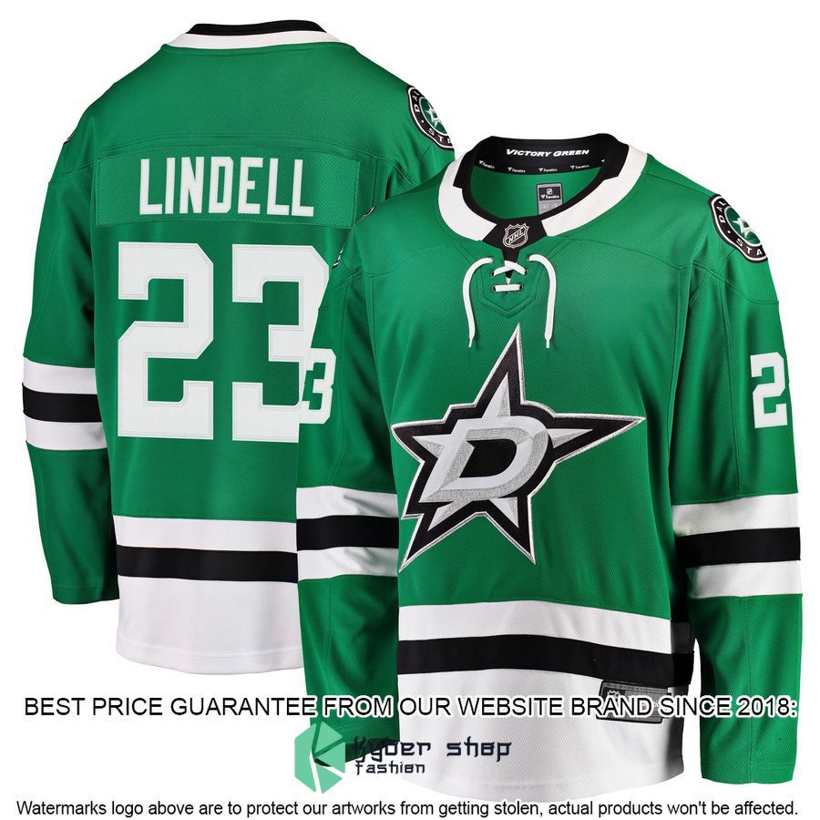 Esa Lindell Dallas Stars Kelly Green Hockey Jersey