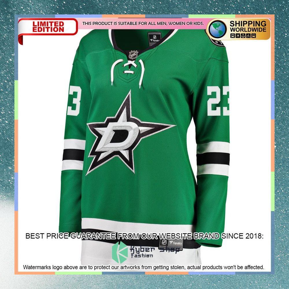Esa Lindell Dallas Stars Women's Kelly Green Hockey Jersey 6 Esa Lindell Dallas Stars Women's Kelly Green Hockey Jersey word1