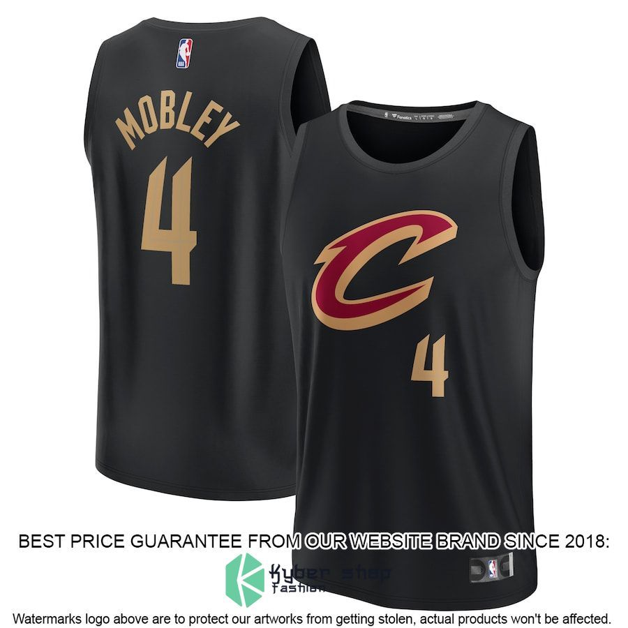 Evan Mobley Cleveland Cavaliers 2022-23 Player Black Basketball Jersey